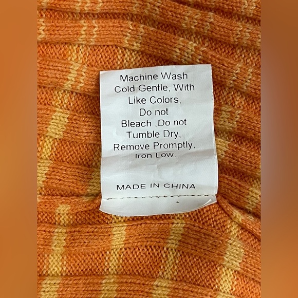 Princess Polly Eden Knit Top and Skirt Set in Orange Size Large / Xl - Picture 11 of 12